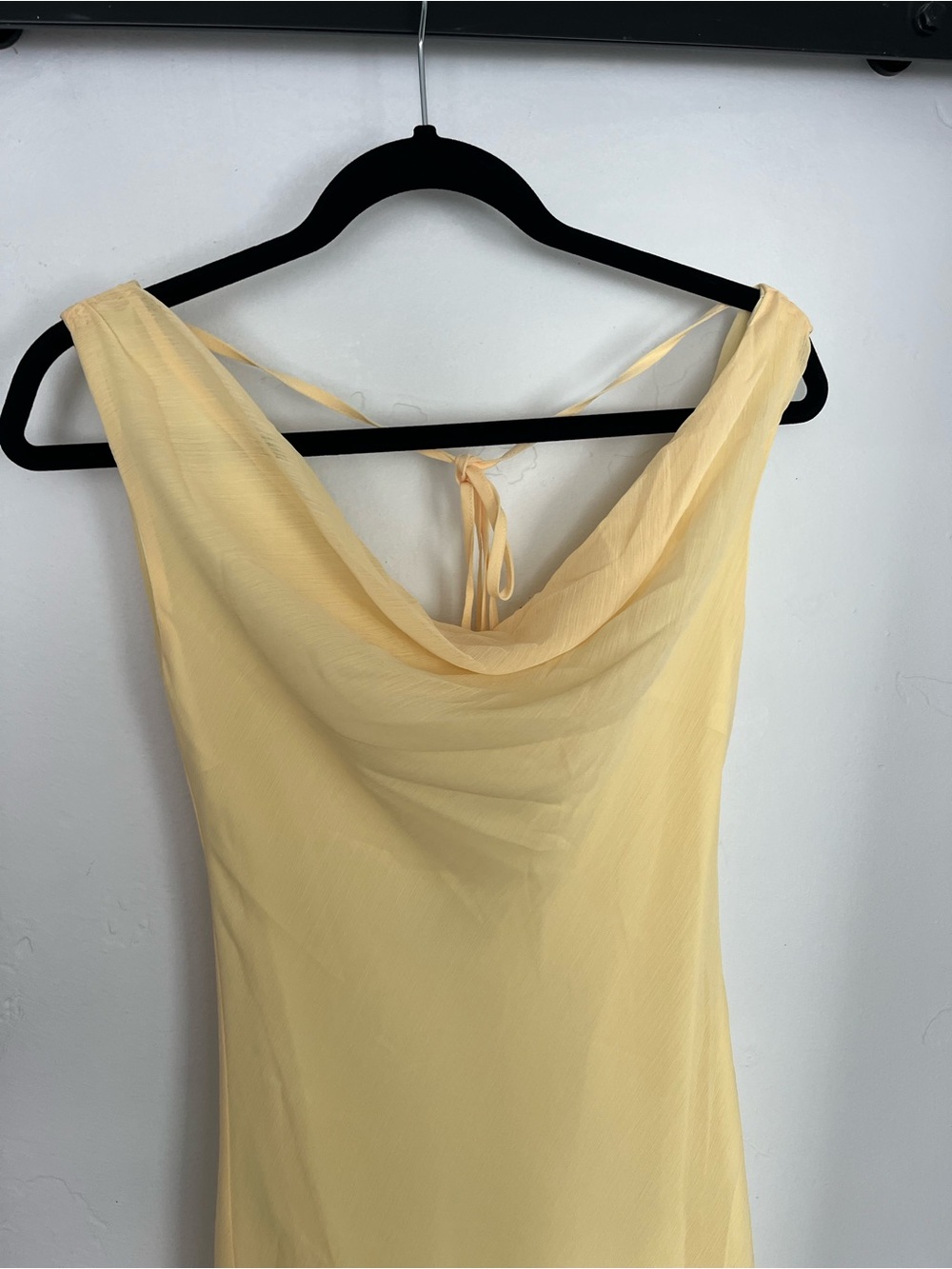 Peppermayo Butter Yellow Cowl Neck Maxi Dress - Picture 8 of 11